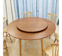 Labasuan Tablero de Mesa Redondo Plegable Grande con Base giratoria eléctrica USB, Tablero de Repuesto para mesas de Catering, Banquetes y Fiestas (Solo Tablero), Mesa portátil(A,140cm)