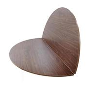 Labasuan Tablero Redondo Plegable Grande, Extensor de Mesa Temporal Plegable de Madera, Mesa de Comedor sin Patas, Mesa Circular Que Ahorra Espacio, para Transformar tu Escritorio(D,150cm)