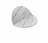 Labasuan Tablero Redondo Plegable Grande (Solo Tablero), Extensor de Mesa Multifuncional de Madera sin Patas, Plato Giratorio de Repuesto Que Ahorra Espacio, Ideal(Stone Pattern,100CM)