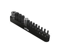 LABEAR - Juego de 13 brocas Torx a prueba de manipulaciones (T8, T10, T15, T20, T25, T27, T30, T40) x 25 mm y (T45, T50, T55) x 30 mm