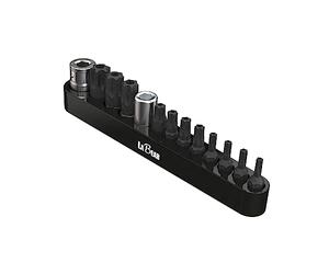 LABEAR - Juego de 13 brocas Torx a prueba de manipulaciones (T8, T10, T15, T20, T25, T27, T30, T40) x 25 mm y (T45, T50, T55) x 30 mm