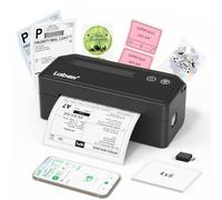 Labeer Impresora de etiquetas térmicas Bluetooth, paquetes de envío, impresora de etiquetas inalámbrica 4x6 para pequeñas empresas, oficina o hogar, compatible con Windows/Mac/Android/iOS/Amazon/Ebay