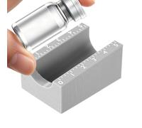 Label Applicator Tool, Botella Labeling Machine, Vial Label Allignment, Manual Precision Sticker Guide System, For Small Jars Seasoning Containers Perfume Sample Bottles, 3 ml 10 ml Vials