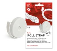 LABEL THE CABLE Roll of Double-Sided Hook and Loop Tape - Cable Ties Roll for Pe