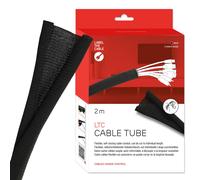 Tubo para Gestión de Cables LTC Cable Tube Negro 2 Metros