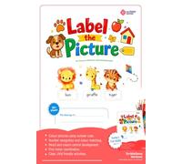 Label the Simple Picture Activity for Early Writing Skills | Ages 3-6: Dysgraphia Workbook: Builds pencil control and early writing skills through ... (Scribblesense Skill Development Series)