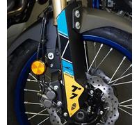 labelbike - 2 Pegatinas 3D de Resina Decoraciones y Protecciones de Moto para Guardabarros compatibles con Yamaha Tenere 700 Rally Edition del 2022