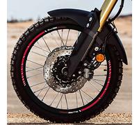 labelbike - Kit de Pegatinas para Llantas y Ruedas de Moto compatibles con Yamaha Tenere 700 Travel Edition Rojo