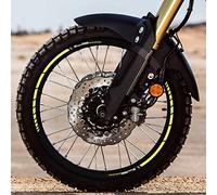 labelbike - Kit de Pegatinas para Llantas y Ruedas de Moto compatibles con Yamaha Tenere 700 Travel Edition Amarillo