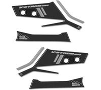 labelbike - Kit Pegatinas 3D Gel Resina Decoraciones y Protecciones PARAMANOS Moto Compatible con Suzuki V-Strom 1050