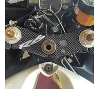 labelbike - Pegatina 3D de Resina Decoración y Protección de Placa de Horquilla de Moto Compatible con Yamaha R6 2006-2016