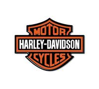 labelbike - Pegatina 3D de Resina Logo Emblem para Depósito Tanque de Moto Compatible con Harley Davidson - Medidas 9,5x7 cm