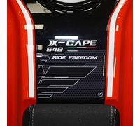 labelbike - Pegatina 3D Moto Tanque Protección y Decoración de Resina con Licencia Oficial Moto Morini X-CAPE 650 2021-2024 - Color carbón negro