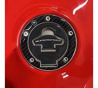 labelbike Pegatina 3D Moto Tapa Depósito Compatible con Ducati | Supersport, protección resina, antiarañazos, decoración, carbono