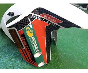 labelbike - Pegatina 3D para Motos Protección Lateral Guardabarros Compatible con KTM 1290 Super Adventure S-T (Modelo S y T)