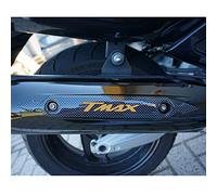 labelbike - Pegatina 3D Resina Protección del silenciador TMAX 500-530 Yamaha T MAX 2008-2016