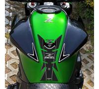 labelbike - Pegatina Protector de Depósito Tanque 3D Compatible con Kawasaki Z 800 Z800 - Carbono