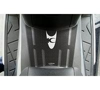 labelbike Pegatina Reposapiés Moto 3D Compatible con Kymco | XCITING 400 2012-2017, Protección resina, Antirrayas, Decoración