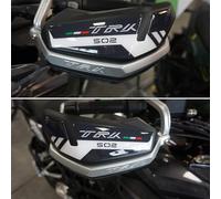 labelbike - Pegatinas 3D Gel Protecciones Paramanos Moto compatibles con Benelli TRK 502 - Blanco