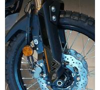 labelbike Pegatinas 3D Moto Horquilla Compatible con Yamaha | Tenere 700 2023, Protección resina, Antirrayas, Decoración, Gris