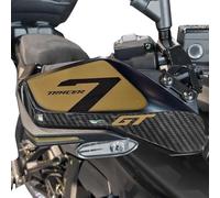 LABELBIKE - Pegatinas 3D Moto Paramanos Protección y Decoración en Resina Compatible con Yamaha Tracer 7 GT 2025 Color Dorado