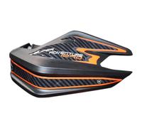 labelbike - Pegatinas 3D Paramanos Moto Decoraciones y Protecciones en Resina compatibles con KTM 1290 Super Adventure S y R 2021-2024 Color Naranja Carbono