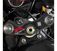 labelbike - Pegatinas 3D Resina Gel Decoraciones y Protecciones Placa Horquilla Dirección Moto GSXR compatible con SUZUKI GSX-R 600-750 2006-2016 y GSX-R 1000 2007-2008