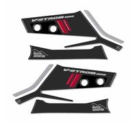 labelbike - Pegatinas de Gel 3D Protecciones y Decoraciones Paramanos de Moto compatibles con Suzuki V-Strom 1050 - Color Gris