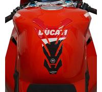 labelbike - Tank Pad Pegatina en Resina de Gel 3D Decoración y Protección del Depósito Tanque de la Moto Compatible con Ducati Corse