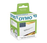 Labeldiscounter - Dymo 99010/s0722370 compatible con etiqueta para dirección, 89 mm x 28 mm, 130 etiquetas, con adhesivo permanente