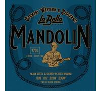 Labella 770L acero inoxidable Mandolina cuerdas, luz