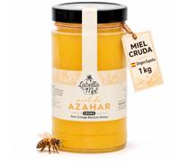 L'Abella Mel Miel Cruda de Azahar 1 kg, Sin Filtrar ni Pasteurizar | Miel Pura de Abeja Española Monofloral. Recolectada en Primavera en el Este de España. Sin Azúcar Añadido
