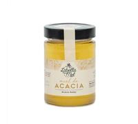 L'Abella Mel | Miel de Acacia 100% Natural y Pura | Miel Pura de Abeja Sin Pasteurizar Ni Aditivos | Recolección Manual Directa del Apicultor | Apiarios Artesanos Europeos | 500 gr