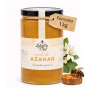 L'Abella Mel | Miel de Azahar 100% Natural y Pura | Miel Pura de Abeja Española Sin Pasteurizar Ni Aditivos | Recolección Manual Directa del Apicultor | Apicultura Familiar | 1 kg