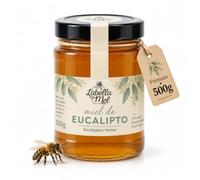 L'Abella Mel Miel de Eucalipto 100% Natural y Pura, 500 gr | Miel Pura de Abeja Española Sin Pasteurizar Ni Aditivos, Recolección Manual Directa del Apicultor, Apicultura Familiar