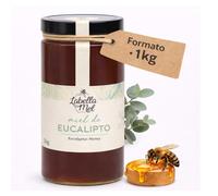 L'Abella Mel | Miel de Eucalipto 100% Natural y Pura | Miel Pura de Abeja Española Sin Pasteurizar Ni Aditivos | Recolección Manual Directa del Apicultor | Apicultura Familiar | 1 kg