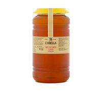 L'Abella Mel | Miel de Limón 100% Natural y Pura | Miel Pura de Abeja Española Sin Pasteurizar Ni Aditivos | Recolección Manual Directa del Apicultor | Apicultura Familiar | 3 kg