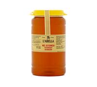 L'Abella Mel - Miel de Romero sin filtrar 100% Natural | Miel Pura de Abeja Recolectada Artesanalmente en Valle Jalón, Costa Blanca España Sin Gluten - 500g (2 Kg)