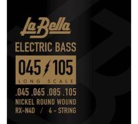 LaBella RX-N4D Bass Rx - Cuerdas chapadas en níquel
