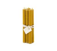 L'Abella Velas de cera de abejas 100% de España, producto natural puro, directamente del apicultor, aroma a miel, hechas a mano, 6 velas de aprox. 20 cm x 2 cm, cantidad: 1 unidad