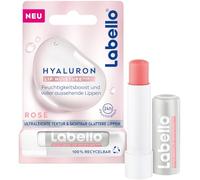 Labello Bálsamo labial con ácido hialurónico para 24 horas de hidratación, bálsamo labial con mentol y textura ultraligera, resalta el color natural de los labios, Hyaluron Lip Moisture Plus Rosé (5,2