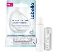 Labello Bálsamo labial con ácido hialurónico para 24 horas de hidratación, bálsamo labial con textura ultraligera, cuidado de labios para labios suaves, Hyaluron Lip Moisture Plus (5,2 ml)