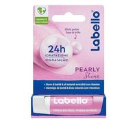 Labello Bálsamo labial Pearly Shine de 4,8 g, nutritivo y colorido con extractos de perla y seda, hidratante 24 horas con ingredientes naturales