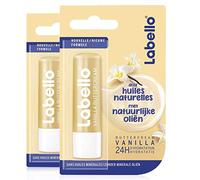 NIVEA Labello Vanilla Buttercream, 5,5 ml, Bálsamo labial enriquecido con aceites naturales, Cuidado de los labios Hidratación de larga duración durante 24H