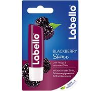 LABELLO Blackberry Shine - Lápiz de labios con brillo rojo y pigmentos brillantes, cuidado de labios sin aceites minerales, 4,8 g