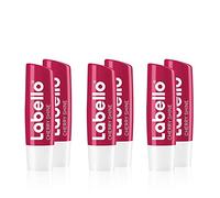 Labello Cherry Shine, Bálsamo Labial con Sabor a Cereza, pack de 6 (6 x 4.8 g)