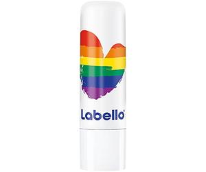 Labello Pride Kiss Edition - Bálsamo labial para el cuidado de 24 horas e hidratación intensa, cuidado de labios con manteca de karité para todos los labios y todos los besos (4,8 g)