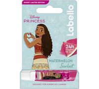 Labello Watermelon Sorbet Limited Disney Princess Edition - Bálsamo labial perfumado con aroma a sandía, bálsamo labial nutritivo para niños a partir de 3 años (4,8 g)