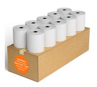 LabelMore Papel tιrmico para recibos 3 1/8Inx 230' Rollos de tarjetas de crιdito Rollo tιrmico para caja registradora Impresora pos premium (10 r