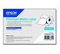 Labels, Epson, Papel normal, Premium Matte Label, Anchura: 203 mm, Altura: 60000 mm, Diámetro: 152 mm, Diámetro del núcleo: 76 mm